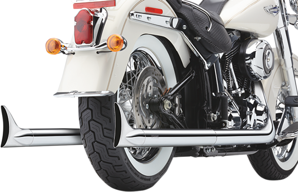 COBRA True Dual Exhaust - Fishtail - '97-'06 Softail 6987