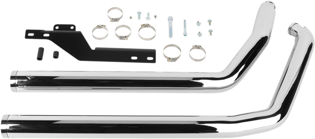 Cobra Dragster Exhaust - 2007-2011 Harley-Davidson Softail 6811T