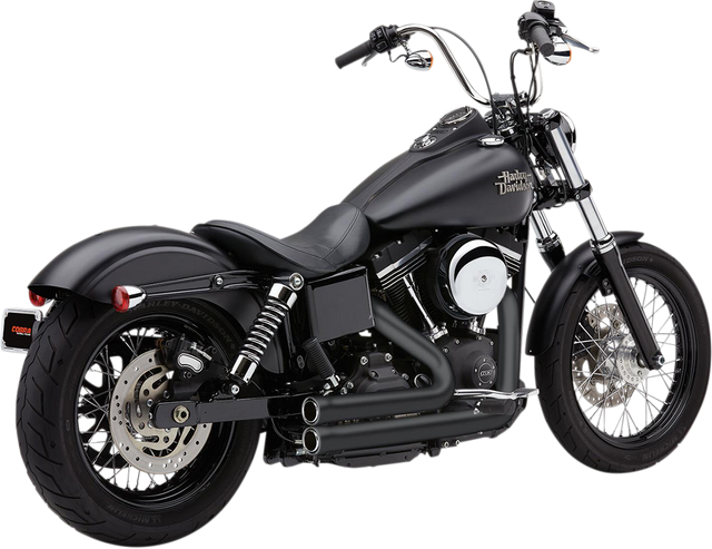 Cobra 909 Exhaust - Black - '12-'17 Dyna 6708B