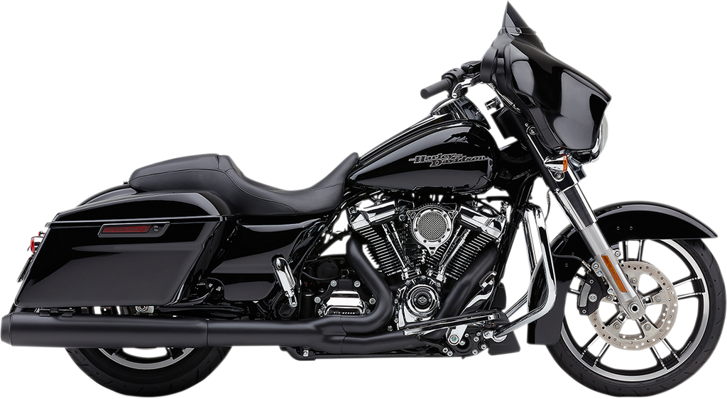 COBRA Powr-Flo 2:1 Exhaust - Black - '17-'20 FL 6451RB