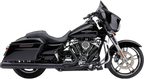 COBRA Powr-Flo 2:1 Exhaust - Black - '17-'20 FL 6451RB