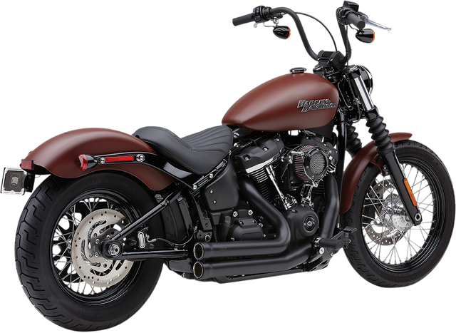 Cobra 909 Exhaust - Black - 2018-2020 Harley-Davidson Softail 6712B