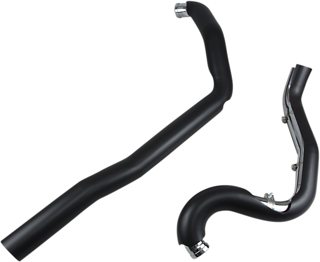 Cobra True Dual Headpipes - Black - '07-'08 FL 6251RB