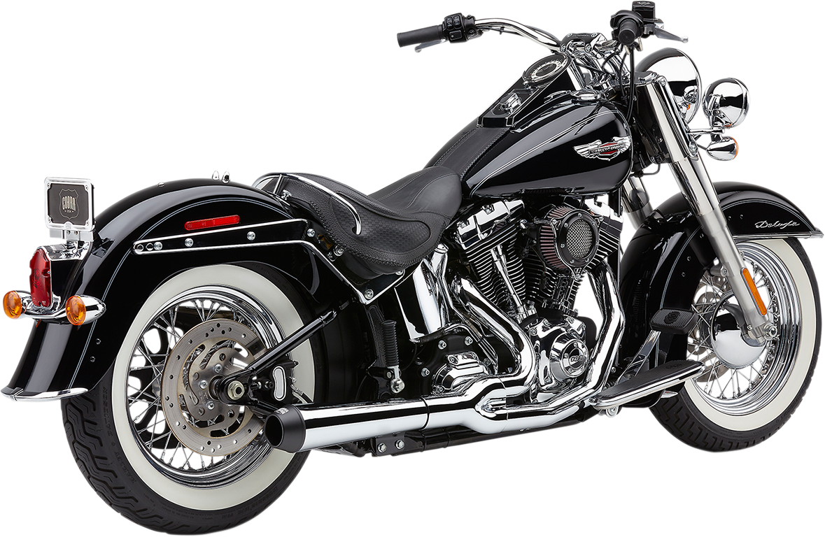 COBRA El Diablo Exhaust - Chrome - '88-'06 Softail 6485