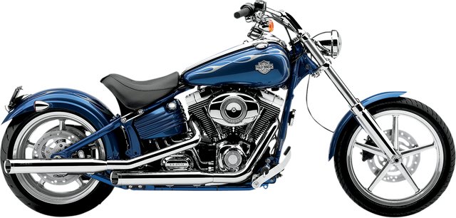 Cobra 3" Slip-On Mufflers - Chrome - '07-'17 FXCW 6003