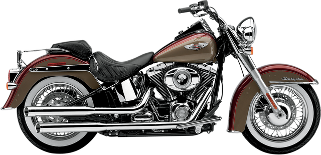 Cobra 3" Slip-On Mufflers - Chrome - '07-'17 FLSTN 6002