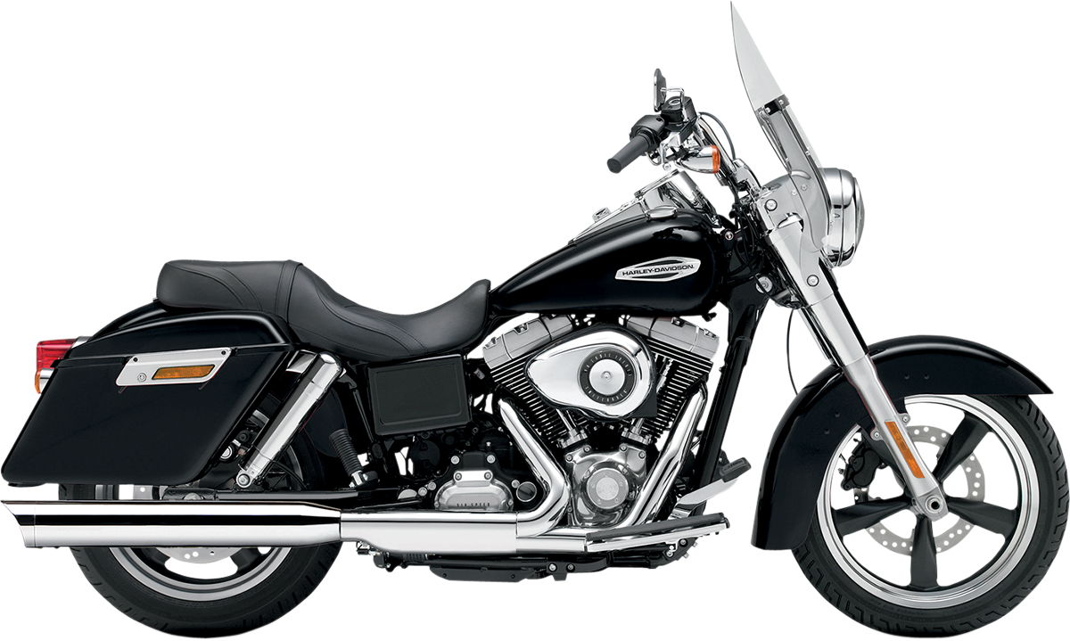COBRA 4" Slip-On Muffler - Scalloped Tip - Chrome - '12-'16 FLD 6209
