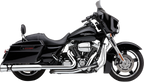 COBRA Race-Pro Slip-On Mufflers - Chrome - '95-'16 FLH 6218