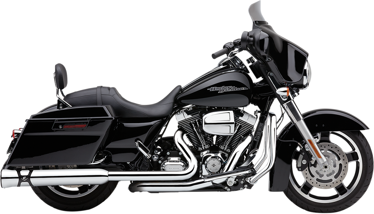 COBRA Race-Pro Slip-On Mufflers - Chrome - '95-'16 FLH 6218