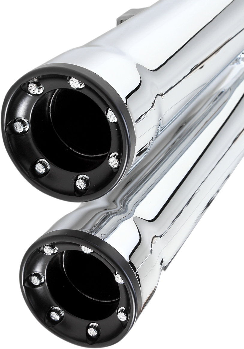 COBRA Slip-On Mufflers with Race-Pro Tips - 3" - Chrome - '04-'13 XL 6080