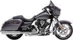 COBRA 909 Twin Slip-On Mufflers - 4" - Chrome - '95-'16 Bagger 6106
