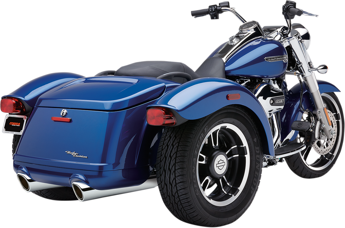 COBRA 909 Slip-On Mufflers - FLRT 6302