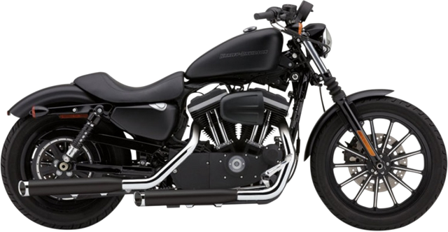 Cobra 3" Slashcut Slip-On Mufflers - XL - Black 6031RB