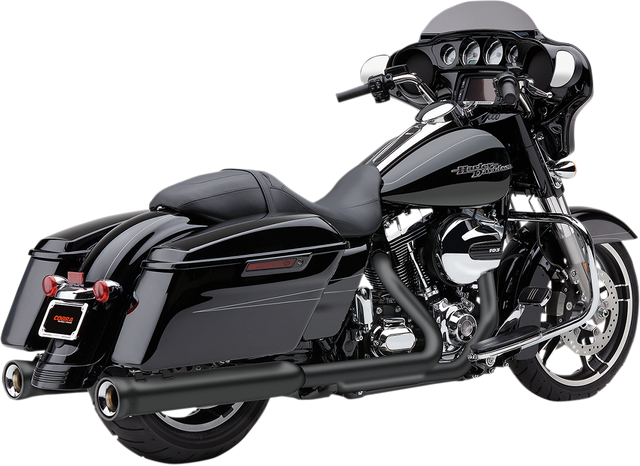 Cobra Neighbor Hater Slip-On Mufflers - Raven Black - '95-'16 FL 6107RB