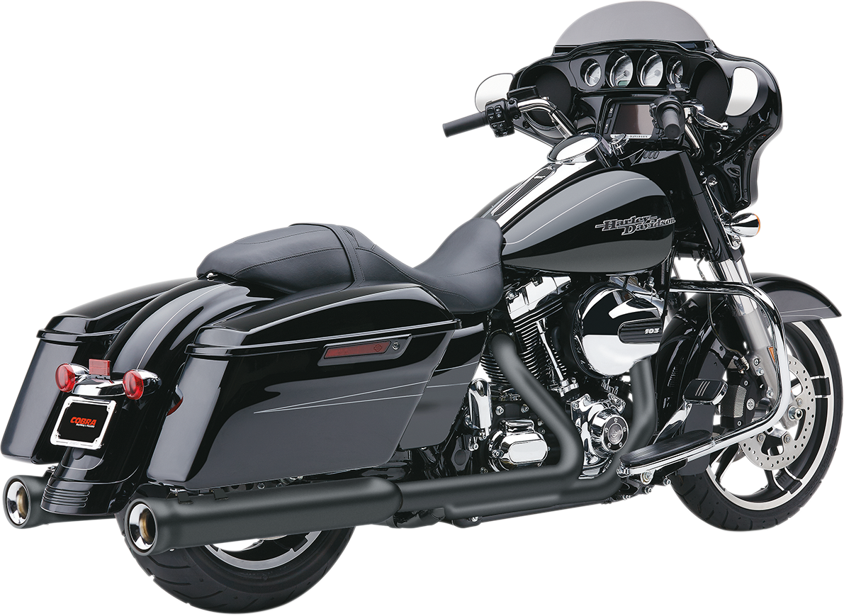 COBRA Neighbor Hater Slip-On Mufflers - 4-1/2" - Raven Black - FL 6109RB