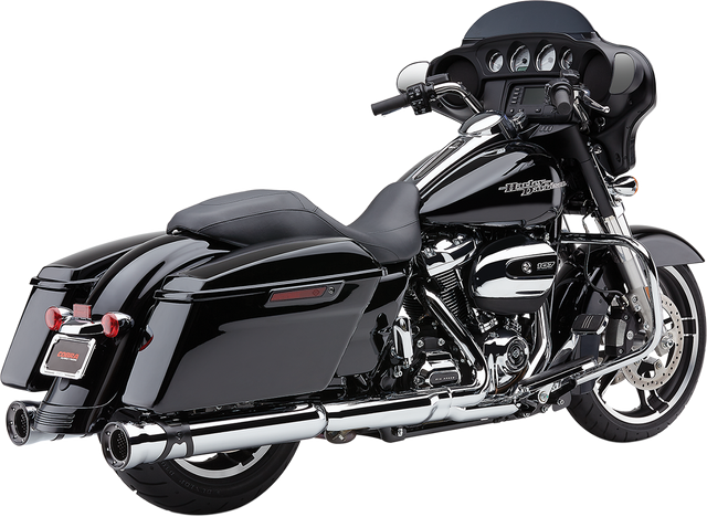 Cobra Race-Pro Slip-On Mufflers - 4-1/2" - Chrome - FL 6216
