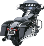 COBRA Slip-On Mufflers - 4" - Chrome with Contrast Cut Tip - M8 FL 6267