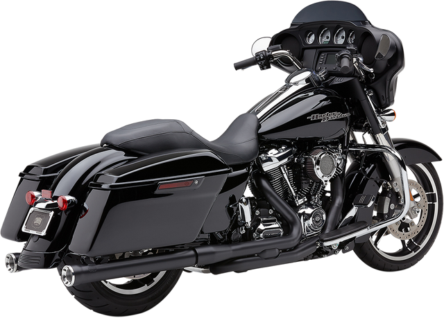 Cobra Slip-On Mufflers with Race-Pro Tips - 3" - Black - FL 6071RB