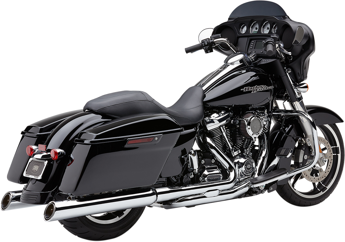 COBRA 909 Uppercut Slip-On Mufflers - '95-'16 FL - Chrome 6268