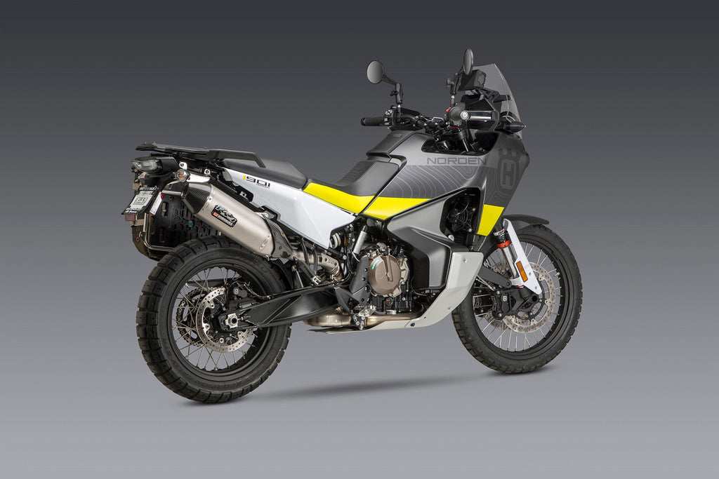Yoshimura 790/890 Adventure 19-23 / 22-23 Norden 901 RS-4 Stainless Slip-On Exhaust, w/ Stainless Muffler