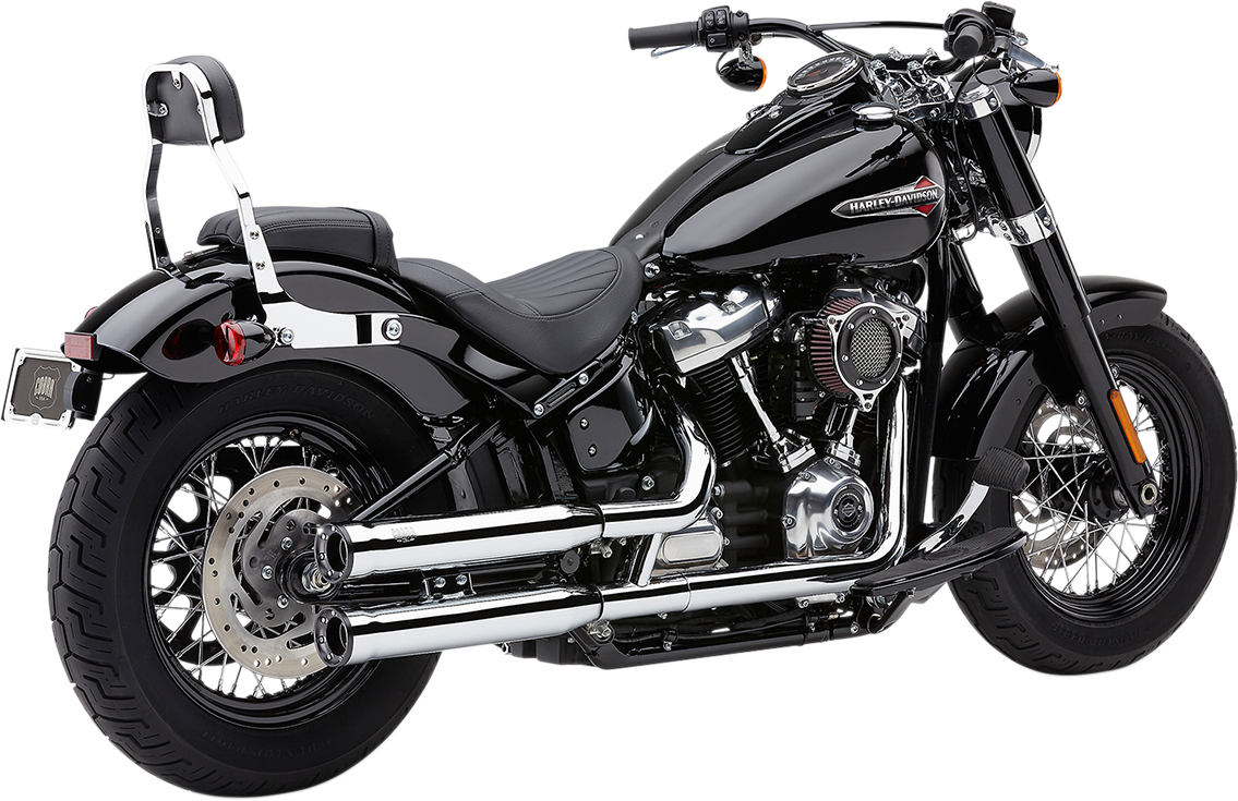 COBRA RPT Slip-On Mufflers - 3" - Chrome - M8 Softail 6057