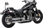 COBRA RPT Slip-On Mufflers - 3" - Chrome - FLHC/S FLDE 6058