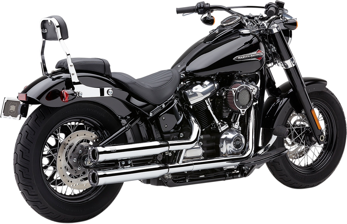 COBRA RPT Slip-On Mufflers - 3" - Chrome - FLHC/S FLDE 6058