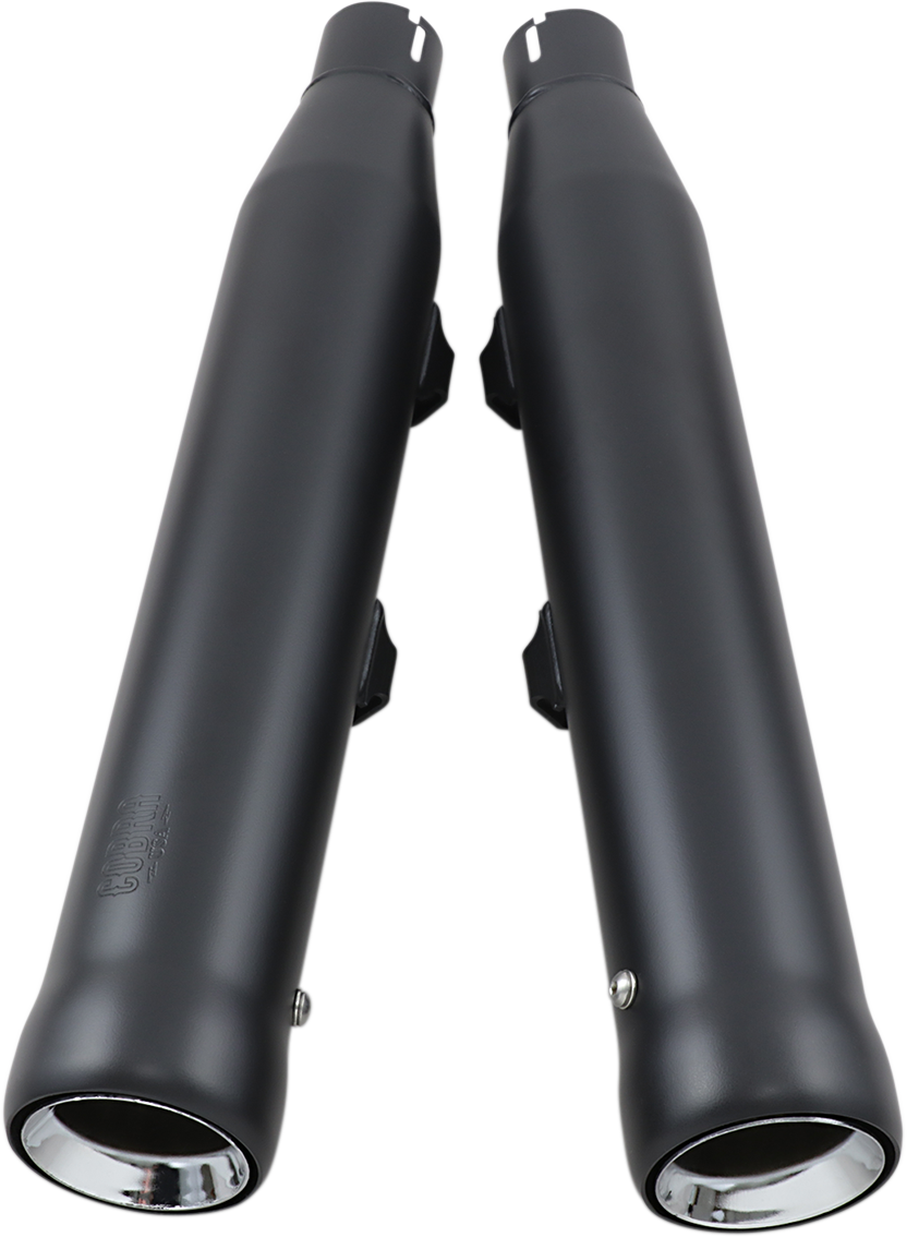 COBRA Neighbor Hater Slip-On Mufflers - 3" - XL - Black 6086RB