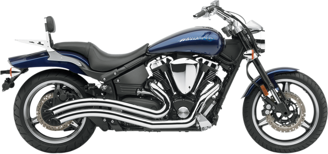 Cobra Speedster Swept Exhaust - Chrome - Road Star Warrior 2222