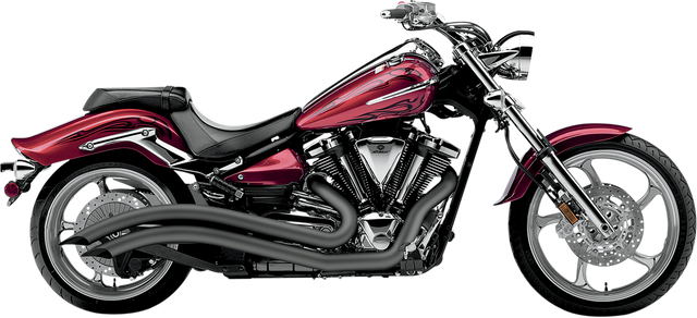 Cobra Speedster Swept Exhaust - Black - Raider 2225B