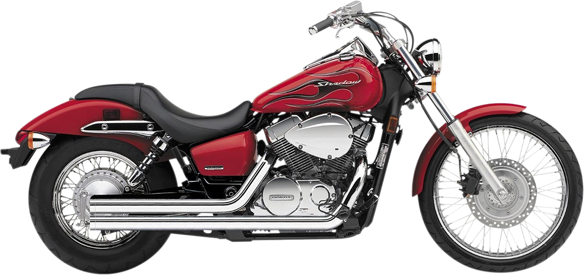 COBRA Streetrod Straight Cut Exhaust System - Chrome 1711T