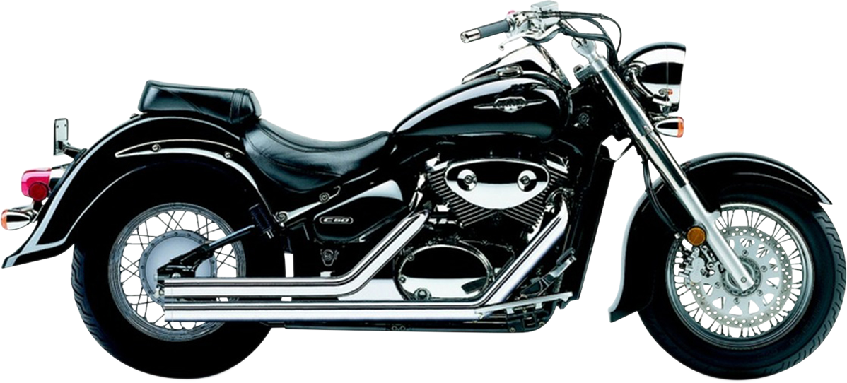COBRA Streetrod Straight Cut Exhaust System - Chrome 3717T