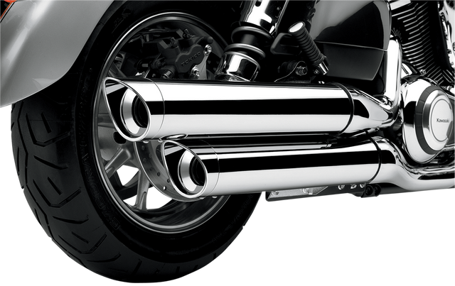 Cobra Slip-On Mufflers - Slashcut with Billet Tip - VN1700 4225