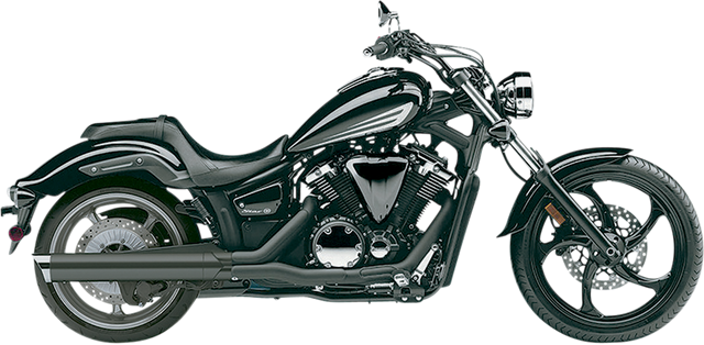 Cobra 4" Slip-On Muffler - Black - '11-'17 Stryker 2270B