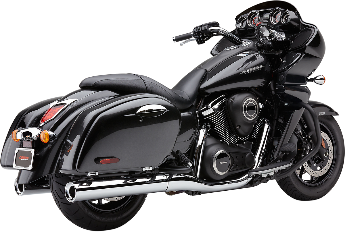 COBRA 4" Classic Slip-On Mufflers - Standard Tip - VN1700 4230