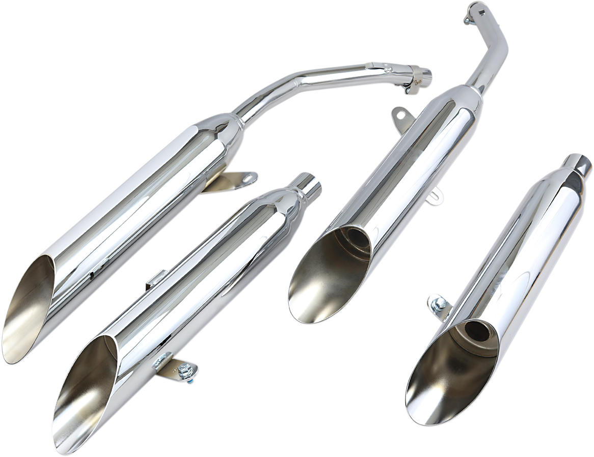 COBRA Slip-On Mufflers - Slash-Cut - VF750C Magna 1164SC
