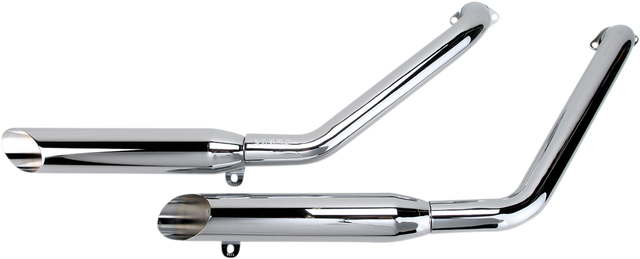 Cobra Classic Slashcut Exhaust - Chrome - VT1100 1370SC
