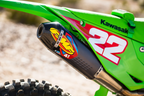 FMF Racing Kawasaki KX450F / KX450X 2024-2026 Factory 4.1 RCT Stainless SL (Slip-On) w/ Carbon End Cap 042403