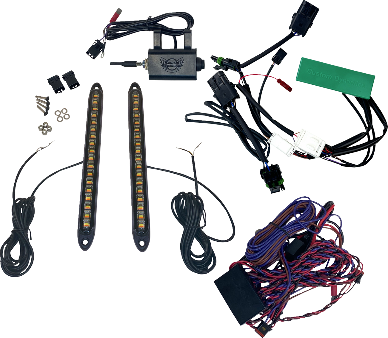 CUSTOM DYNAMICS Turn Signal Kit - Front/Rear / Maverick 2020-2218