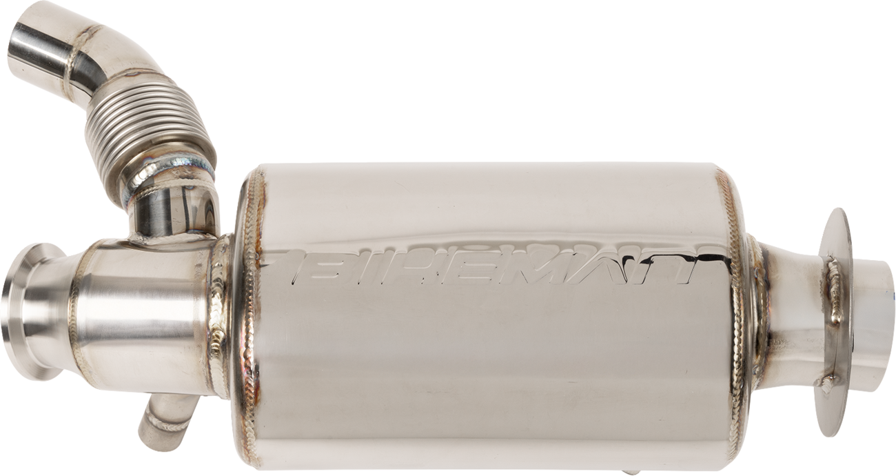 BIKEMAN PERFORMANCE Full Velocity Slip-On Muffler - Stainless Steel 1841-0294