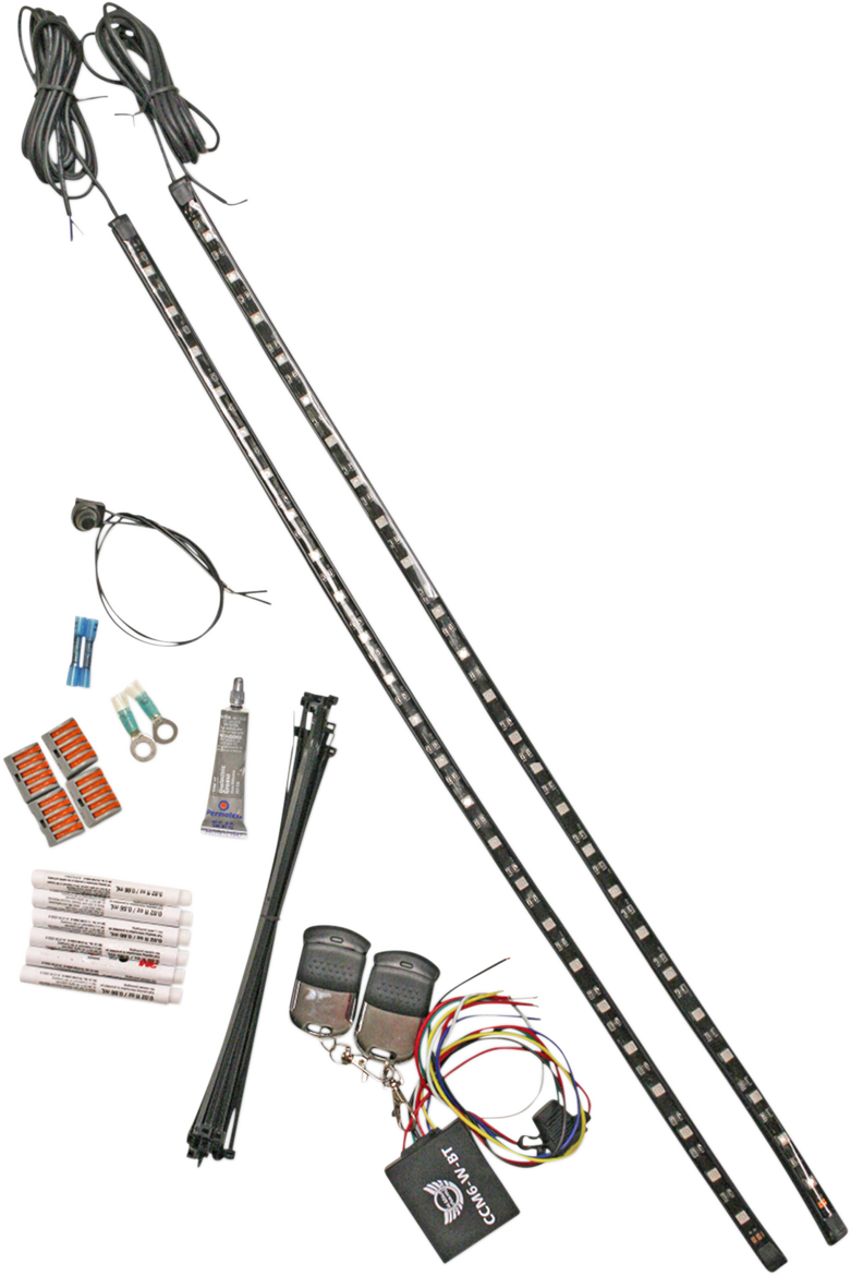 CUSTOM DYNAMICS Snowmobile LED Running Board Kit