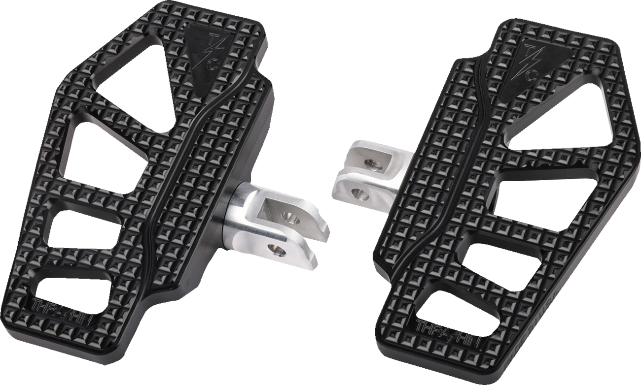 THRASHIN SUPPLY CO. Apex Mini Floorboards - Driver / Black 1621-1146