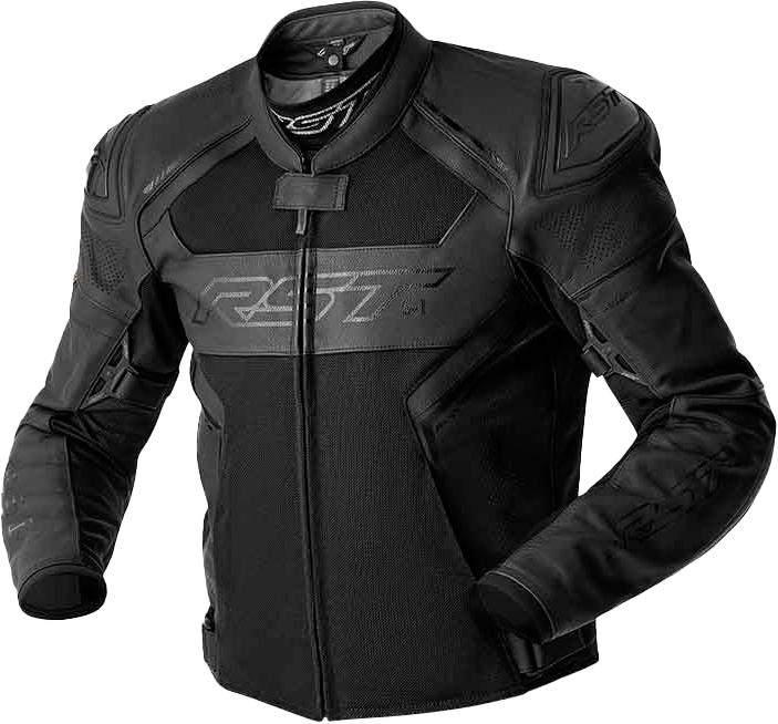 RST S-1 Mesh CE Men's Leather Jacket - Black - View 1