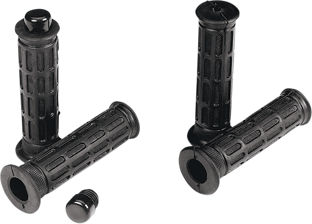 PARTS UNLIMITED Laser Street Grips - Plug Ends L99-28760