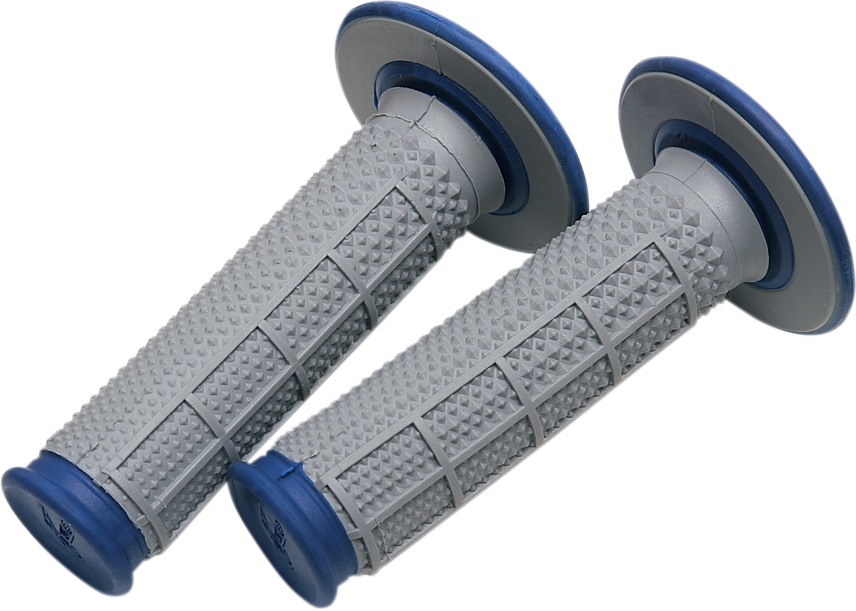 RENTHAL Tapered Dual-Compound Grips - Blue G162