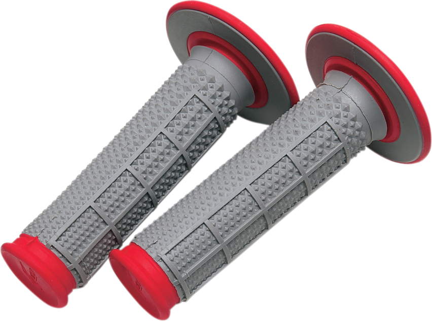 RENTHAL Tapered Dual-Compound Grips - Red G163