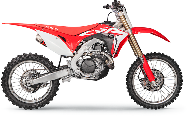 AKRAPOVIC Race Exhaust - Stainless Steel/Titanium – Honda CRF450R/CRF450RX 2017-2020 S-H4MR16-CIQTA