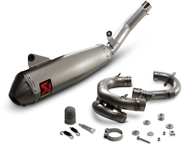 AKRAPOVIC Evolution Exhaust - Titanium – Yamaha YZ450F/WR450F/YZ450FX 2020-2023