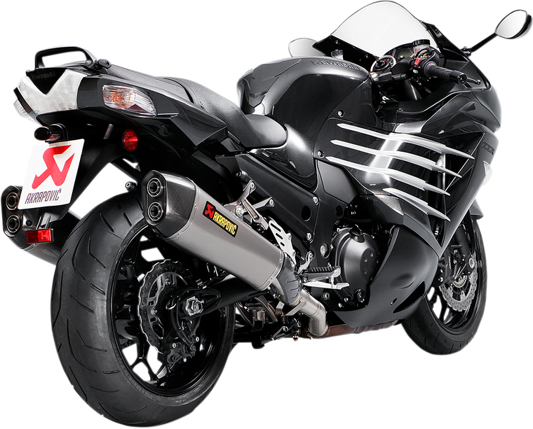 AKRAPOVIC Mufflers - Titanium – Kawasaki Ninja ZX-14R/ZZR1400 2012-2022