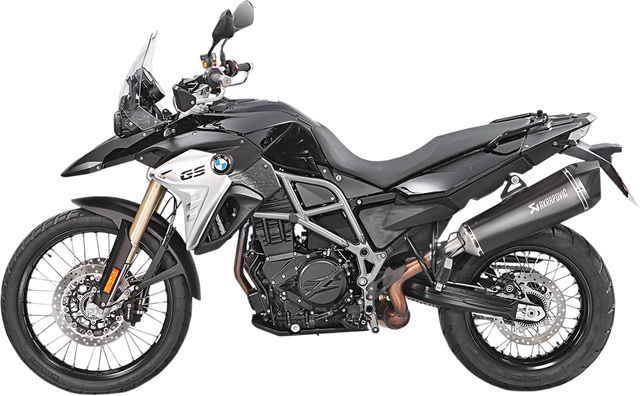 AKRAPOVIC Muffler - Titanium - Black – BMW F650GS/F700GS/F800GS 2008-2017